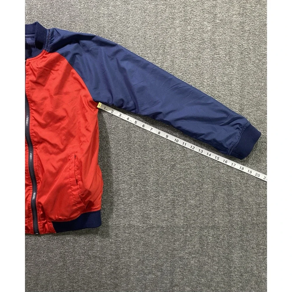 Old Navy Jacket Jersey Style Reversible Blue Red Size XL(14/16)